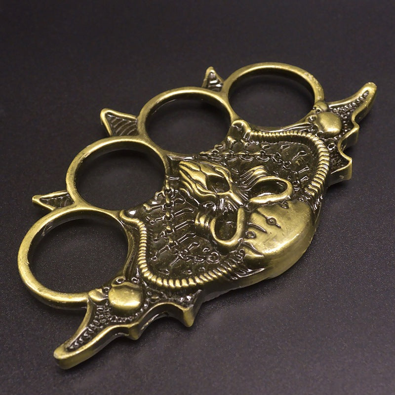 Bearded Skull-Themed Outdoor Tool for EDC Use