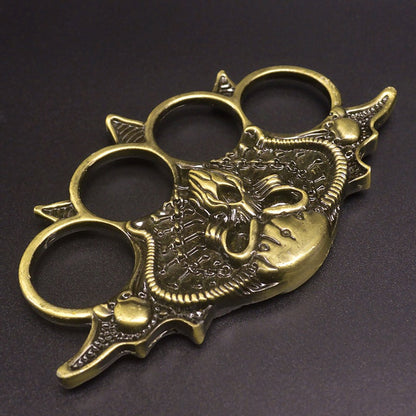 Bearded Skull-Themed Outdoor Tool for EDC Use