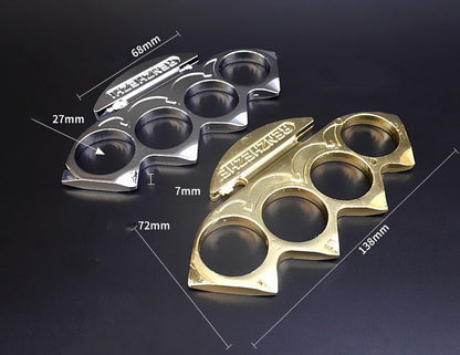 Portable Zinc Alloy Bottle Opener in Fence Form for Backpacking