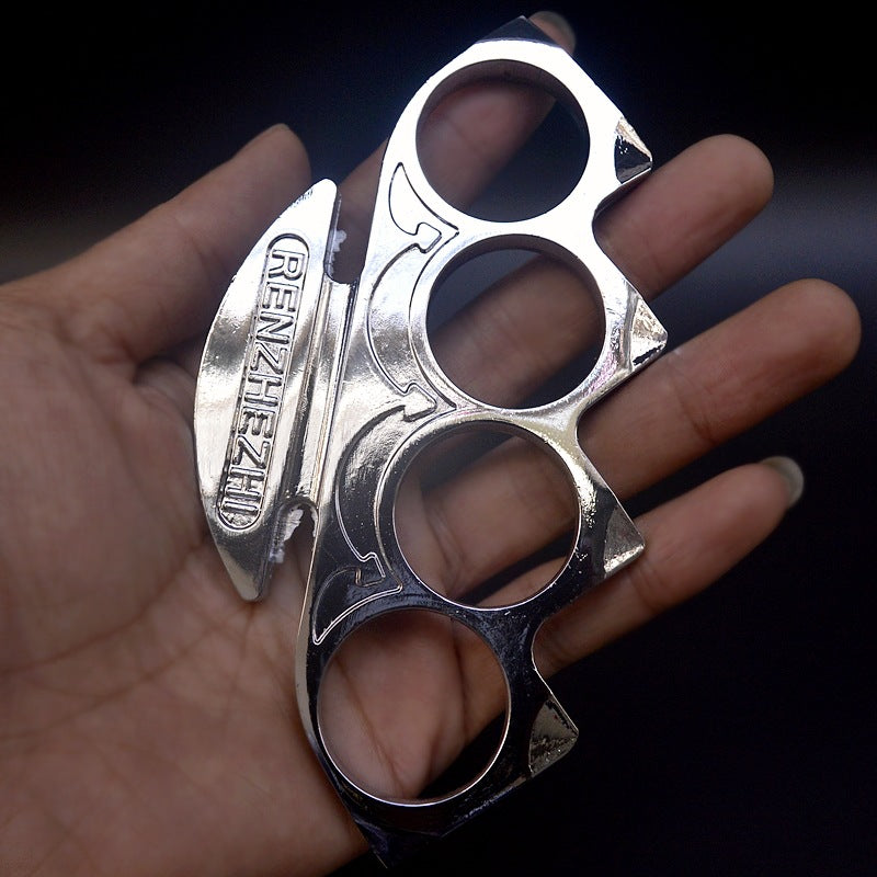 Portable Zinc Alloy Bottle Opener in Fence Form for Backpacking
