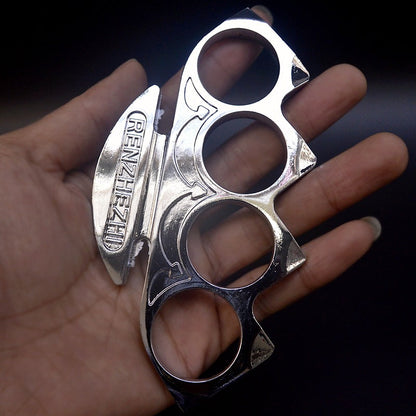 Portable Zinc Alloy Bottle Opener in Fence Form for Backpacking