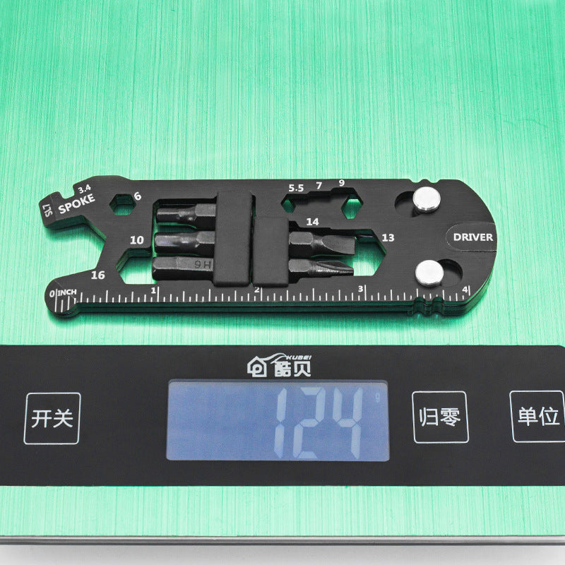 Bicycle Repair Combination Tool Multifunction Wrench Outdoor Carrying Tool