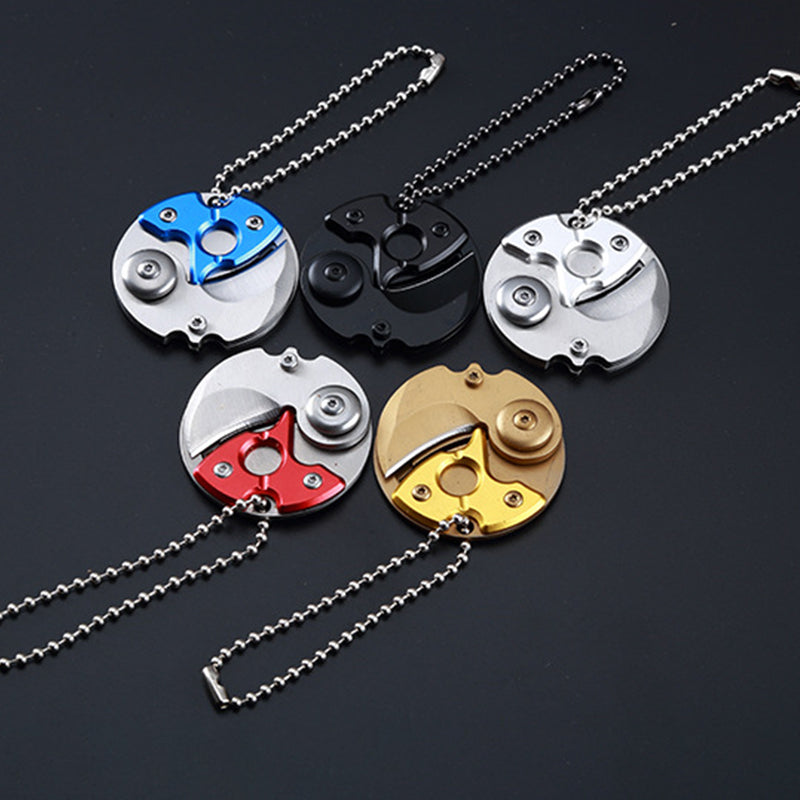Mini Coin Pendant Tool with Keychain for Everyday Carry