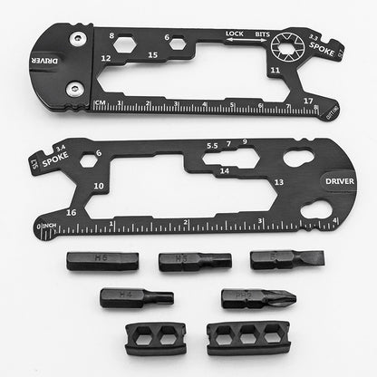 Bicycle Repair Combination Tool Multifunction Wrench Outdoor Carrying Tool