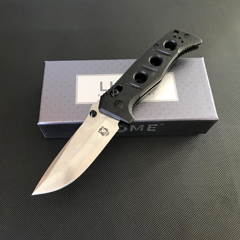 Liome 273 Outdoor Folding Pocket Tool with G10 Grip and Stonewashed Finish