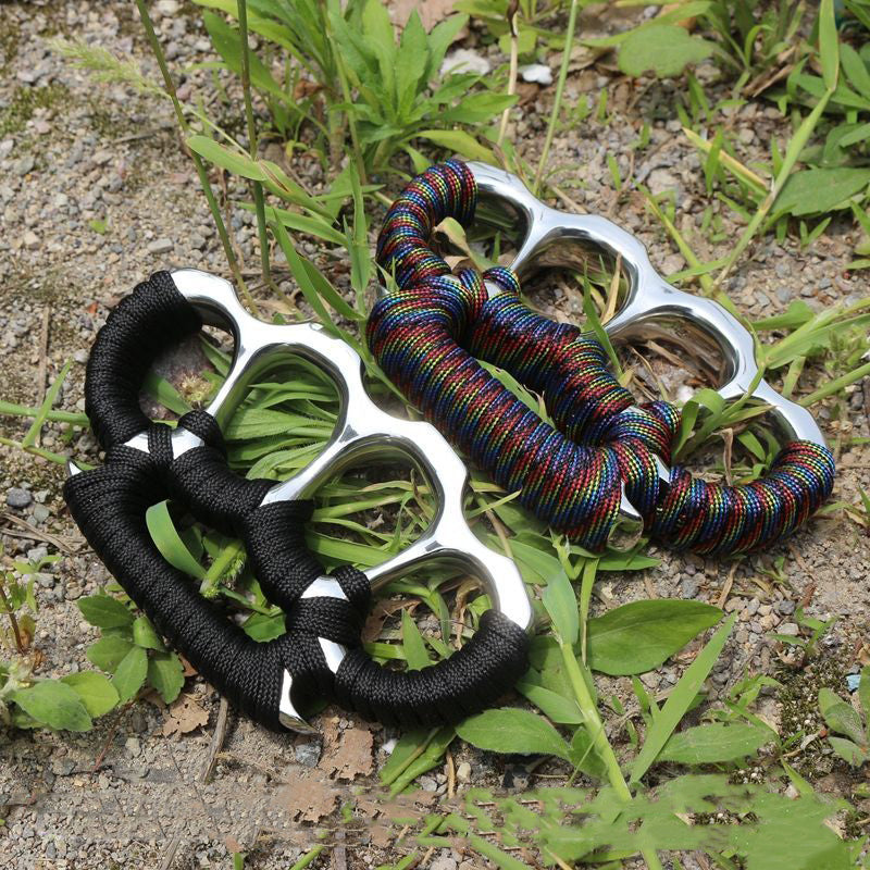 Thick Steel EDC Bottle Opener Tool Featuring Paracord