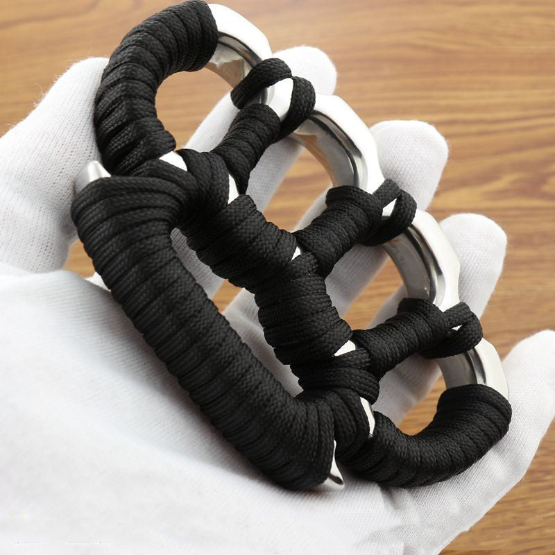 Thick Steel EDC Bottle Opener Tool Featuring Paracord