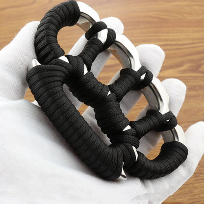 Thick Steel EDC Bottle Opener Tool Featuring Paracord