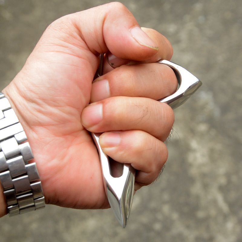 Thick Steel Single Hole EDC Tool Available With or Without Binding Rope