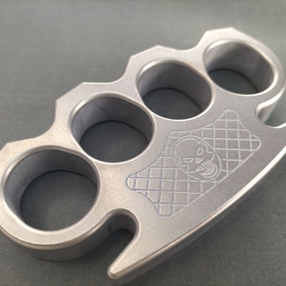 Stainless Steel Fine Wave and Large Hole Small Skull EDC Outdoor Tool
