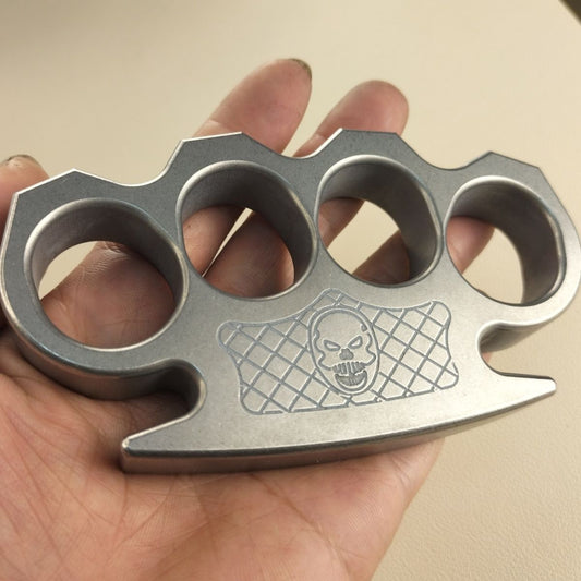 Stainless Steel Fine Wave and Large Hole Small Skull EDC Outdoor Tool