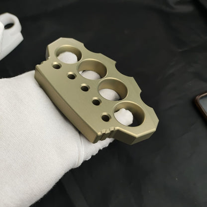 Innovative Aluminum Outdoor EDC Tools in Black and Gold Finish