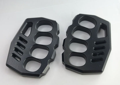 Innovative Aluminum Outdoor EDC Tools in Black and Gold Finish