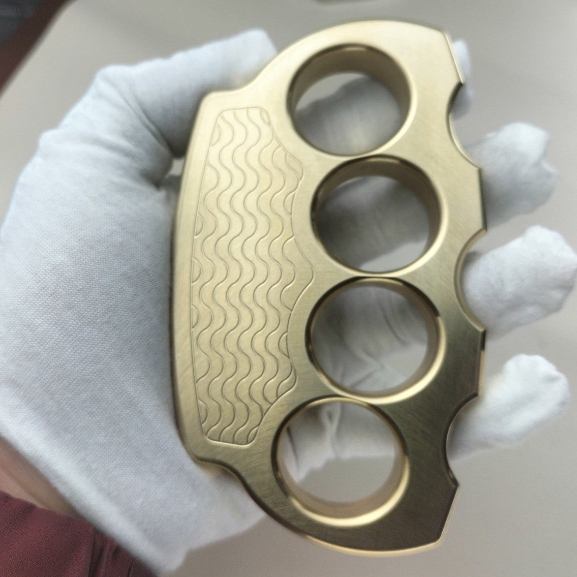 Brass Smooth Wave Outdoor EDC Tools