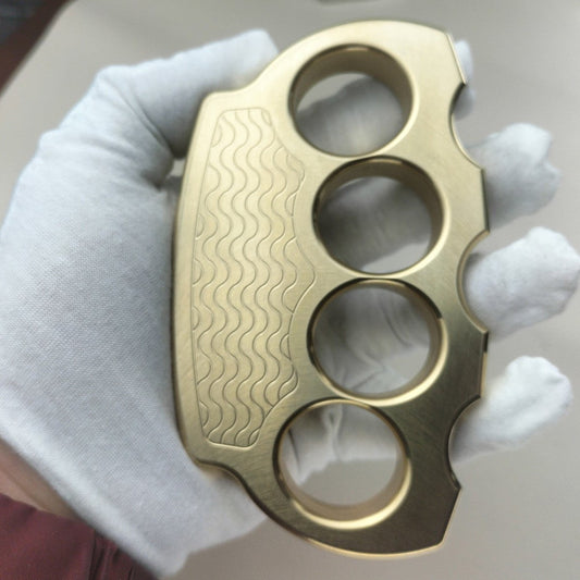 Brass Smooth Wave Outdoor EDC Tools