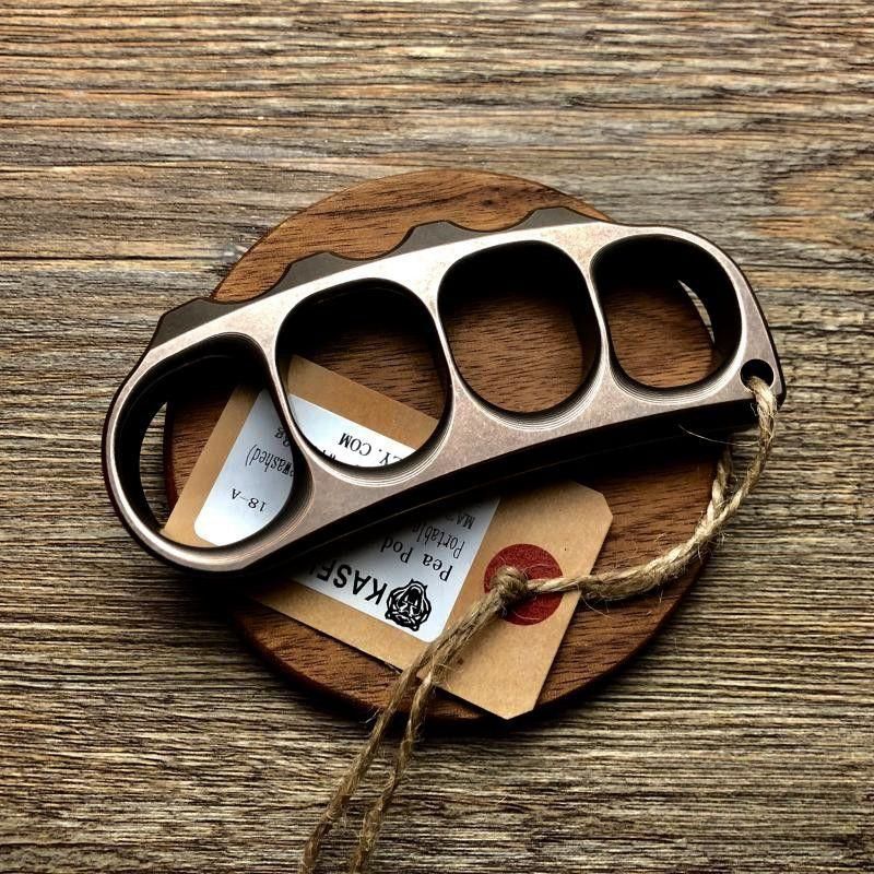 Outdoor Steel Pea Multi-function EDC Tool