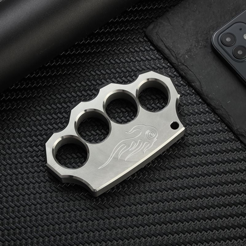 Vintage-Inspired Steel Whirl Pattern Carry Tools