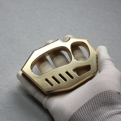 Rope Hole Pattern Brass Portable EDC Tool