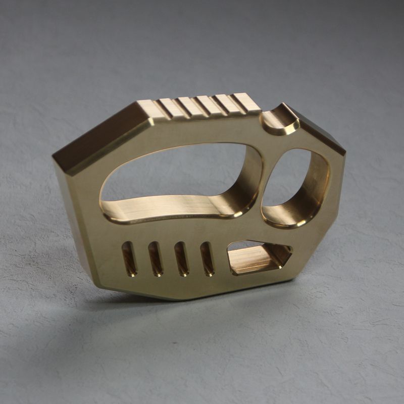 Rope Hole Pattern Brass Portable EDC Tool