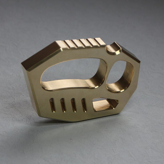 Rope Hole Pattern Brass Portable EDC Tool