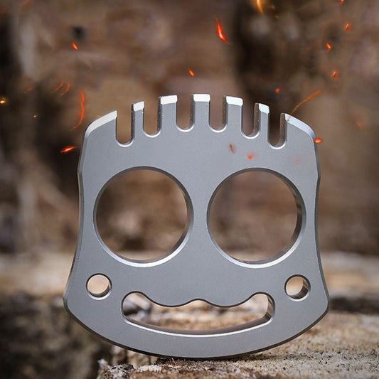 Steel Outdoor Tool with Blushing Skull Multi-function Design
