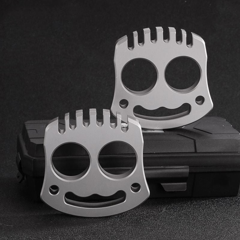 Steel Outdoor Tool with Blushing Skull Multi-function Design