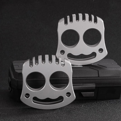 Steel Outdoor Tool with Blushing Skull Multi-function Design