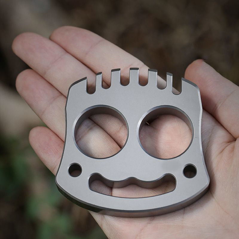 Steel Outdoor Tool with Blushing Skull Multi-function Design