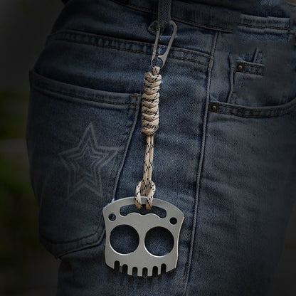 Steel Outdoor Tool with Blushing Skull Multi-function Design