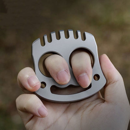 Steel Outdoor Tool with Blushing Skull Multi-function Design