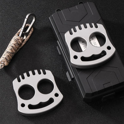 Steel Outdoor Tool with Blushing Skull Multi-function Design