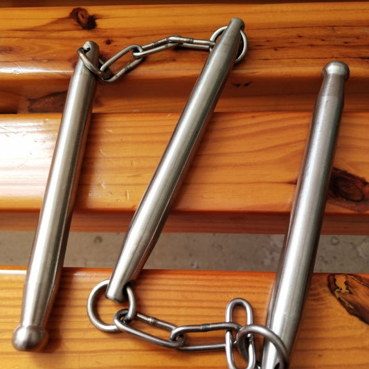 Three-Section Stainless Steel Tool for Outdoor Use