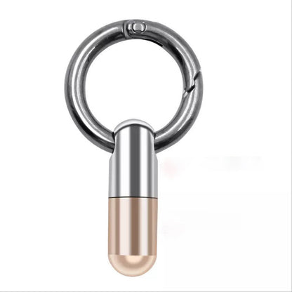Portable Mini Capsule Open Box Keychain Decoration