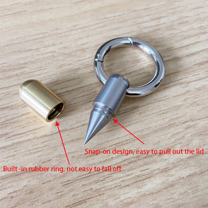 Portable Mini Capsule Open Box Keychain Decoration