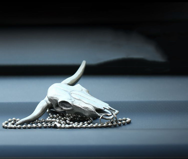 Small Bullhead Pocket Keychain Charm for Backpack EDC Tools