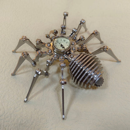 Steel Spider Puzzle Decor with Timeless Appeal