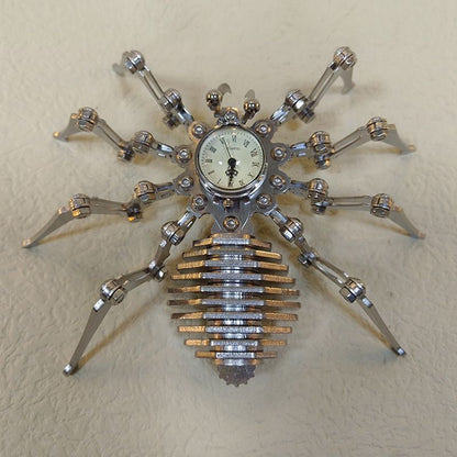 Steel Spider Puzzle Decor with Timeless Appeal