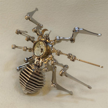 Steel Spider Puzzle Decor with Timeless Appeal