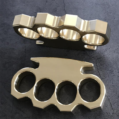Mirror-Polished Brass Outdoor Bottle Opener Tool