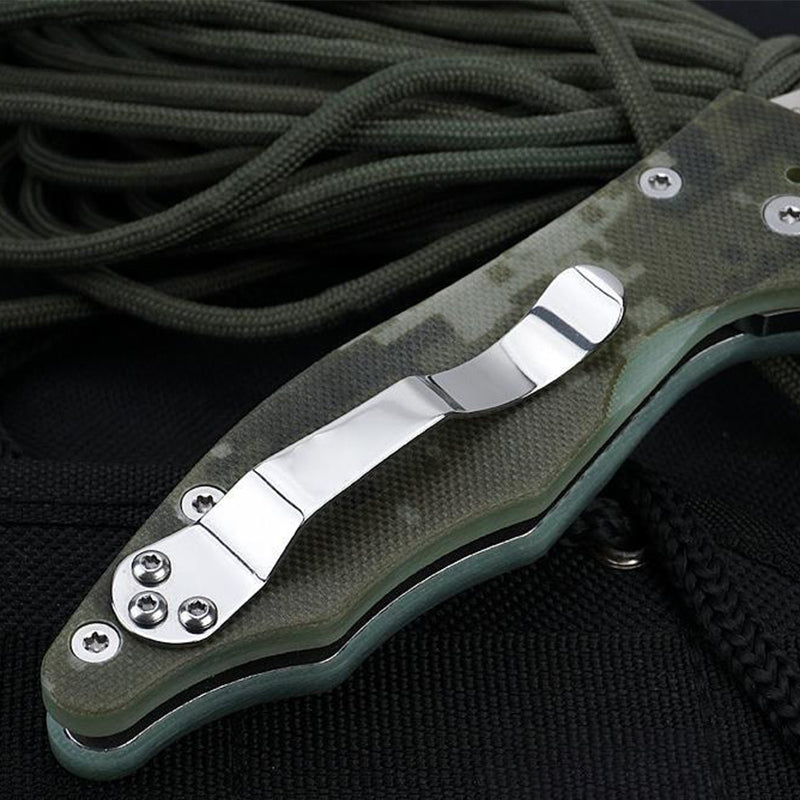 Portable Folding Pocket Tool with G10 Material Handle