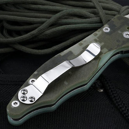 Portable Folding Pocket Tool with G10 Material Handle