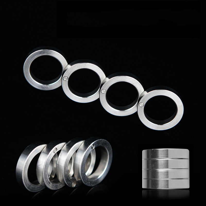 Foldable Four-Hole Stainless Outdoor EDC Tool