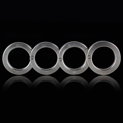 High quality Stainless Steel Foldable Brass Knuckle Duster Four Finger Buckle Defence Window Breaker Fighting Gear