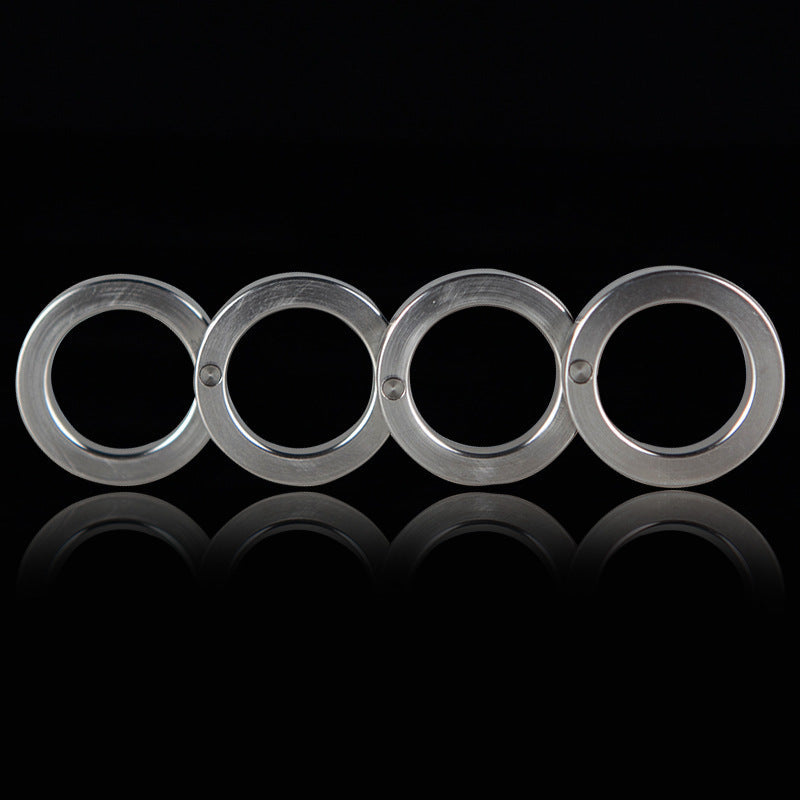 Foldable Four-Hole Stainless Outdoor EDC Tool