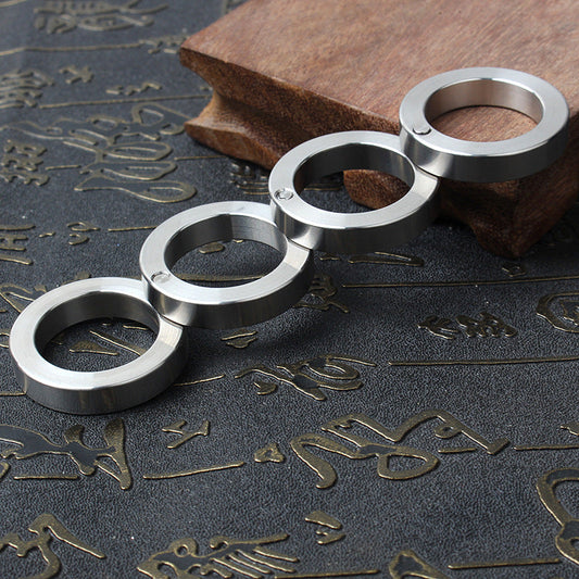 Foldable Four-Hole Stainless Outdoor EDC Tool