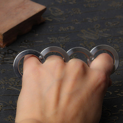 Foldable Four-Hole Stainless Outdoor EDC Tool