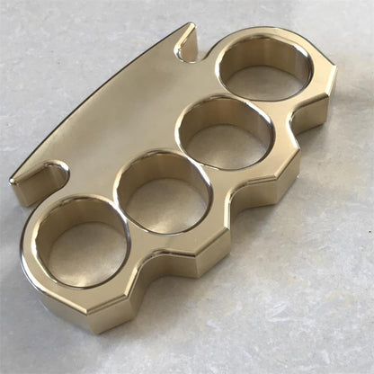 Mirror-Polished Brass Outdoor Bottle Opener Tool