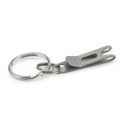 Titanium Vanguard Key Ring: Outdoor EDC Hook