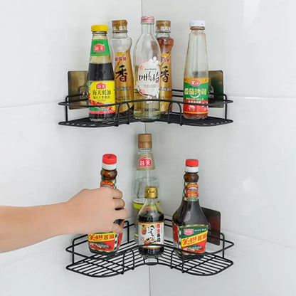 Wall-Mounted Triangle Shelf