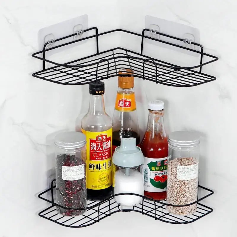 Wall-Mounted Triangle Shelf